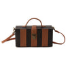 Image of Basic Black and Brown Clutch Bag ,sling bag, gonecasestore - gonecasestore