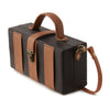 Image of Basic Black and Brown Clutch Bag ,sling bag, gonecasestore - gonecasestore