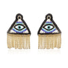 Image of Illuminati Embroidered Earrings ,Earrings, gonecasestore - gonecasestore