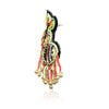 Image of Matsya Embroidered Handcrafted Earrings ,Earrings, gonecasestore - gonecasestore