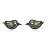 Image of Little Black Bird Embroidered Earrings ,Earrings, gonecasestore - gonecasestore
