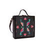 Image of Peacock printed briefcase bag by gonecase