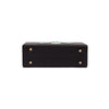 Image of Turkish evil eye teal hand embroidered clutch bag for women