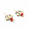 Image of Trishul Handpainted Earrings ,Earrings, gonecasestore - gonecasestore