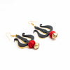 Image of Trishul Handpainted Earrings ,Earrings, gonecasestore - gonecasestore