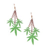 Image of Marijuana Earrings by Gonecase ,Earrings, gonecasestore - gonecasestore