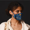 Image of Starry Night Embroidered Mask ,handmade mask, gonecasestore - gonecasestore