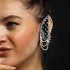 Image of Order online Mehndi silver ear-cuff- gonecase.in