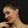 Image of Mandala Handcrafted Sterling Silver Earring
