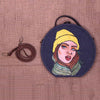 Image of Bad Girl Handpainted Sling Bag ,sling bag, gonecasestore - gonecasestore