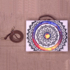 Mandala Handpainted Sling Bag ,sling bag, gonecasestore - gonecasestore