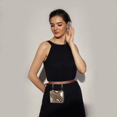 Mosaic Antique Women Wedding Collection waist Belt Bag