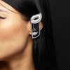 Image of Order online Naqaab silver ear-cuff- gonecase.in