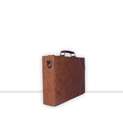 Brown Laptop Hard Case by Gonecase ,laptop bags, gonecasestore - gonecasestore