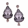 Image of Budha Embroidery Earrings ,Earrings, gonecasestore - gonecasestore