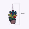 Image of Cactus Embroidered Handmade Earrings ,Earrings, gonecasestore - gonecasestore