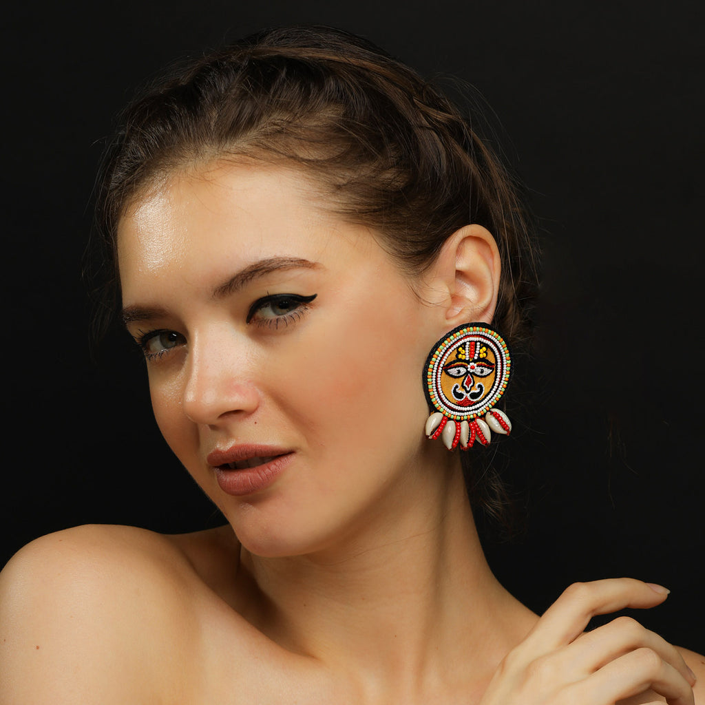 Order online Sooraj hand embroidered earring- gonecase.in