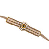 Image of Order online Meher Golden Embroidered Rakhi- gonecase.in