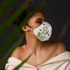 Image of Floral Embroidered Mask ,sling bag, gonecasestore - gonecasestore