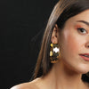 Image of Mashal Handcrafted Brass Hoops