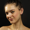 Image of Order online Lotus Hand painted Silver Ear-cuff- gonecase.in