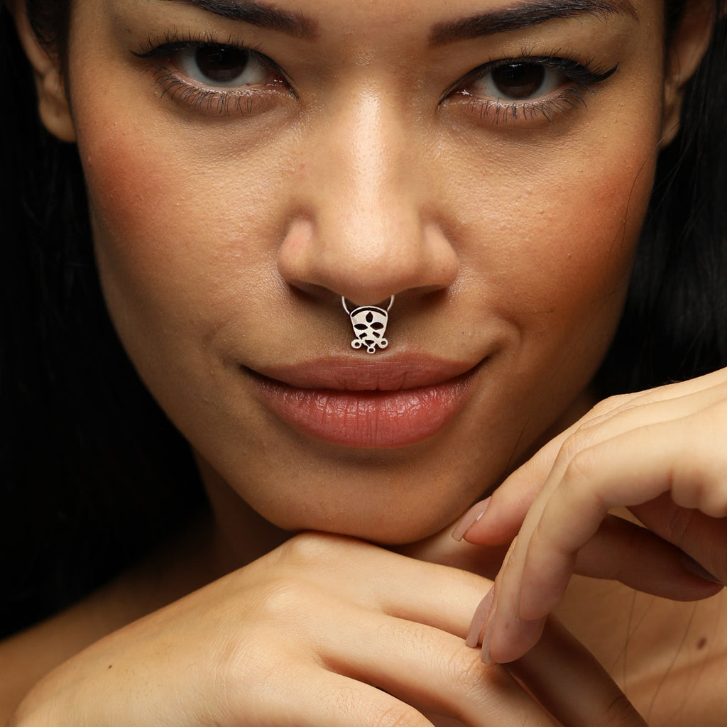 Snug Fitting Nose Ring - Sterling Silver Nose Ring - 20 Gauge