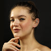 Image of Order online Mandala Hand Painted Silver Ear-cuff- gonecase.in