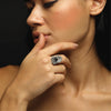 Image of Order online Jharokha handcrafted Sterling Silver Ring- gonecase.in